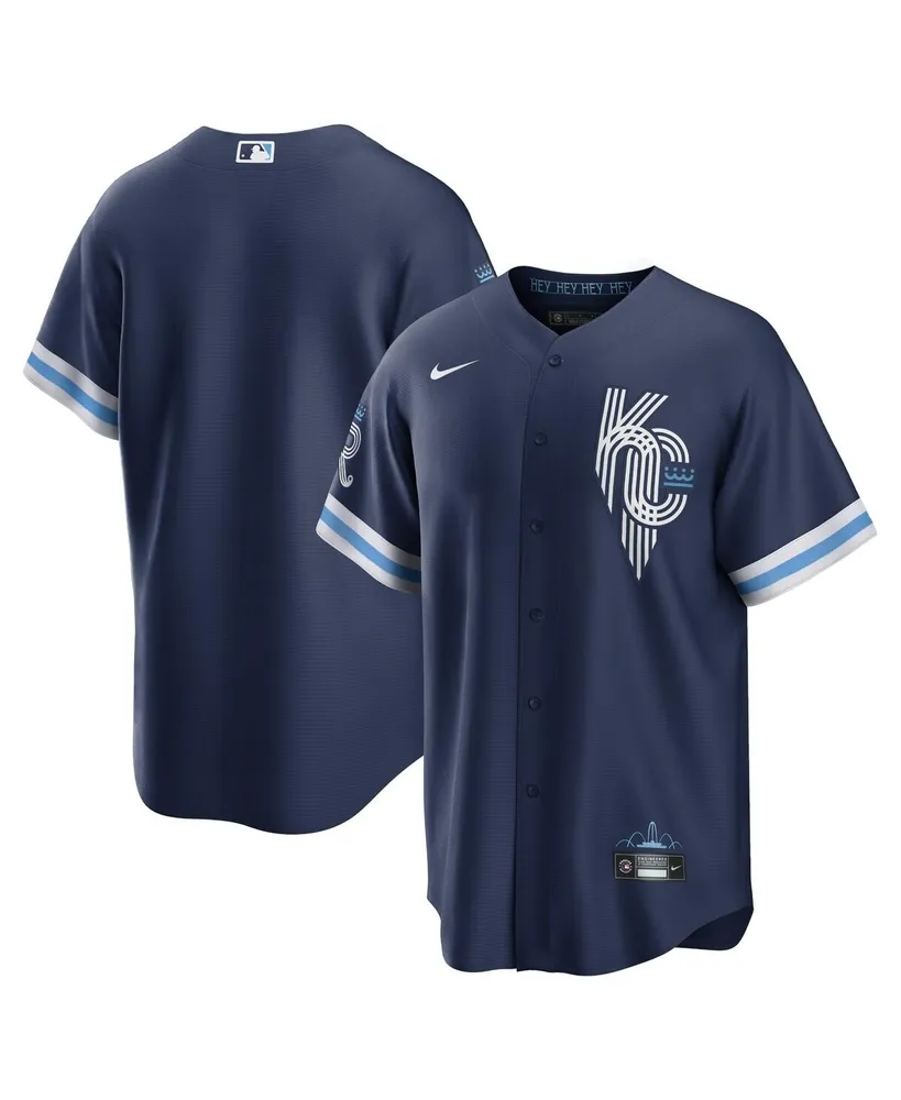 Men's Nike Navy Kansas City Royals Connect Replica Jersey