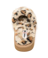 Minnetonka Little Girls Lyla Faux Fur Slide Slippers