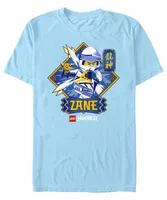 Men's Lego Ninjago Zane Badge Short Sleeve T-shirt