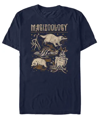 Men's Fantastic Beasts Magizoology Textbook Short Sleeve T-shirt
