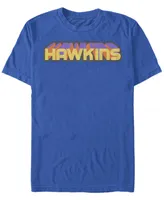 Stranger Things Men's Hawkins 3D Logo Short Sleeve T-Shirt