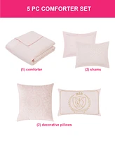 Juicy Couture Dovona 5-Piece Comforter Set, King