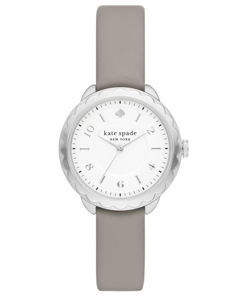 Kate spade new york Women's Metro Vachetta Leather Strap Watch