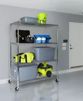 Seville Classics Mega Rack 4-Tier Nsf Steel Wire Shelving