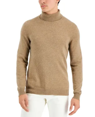 Club Room Men's Cashmere Turtleneck Sweater, Created for Macy's
