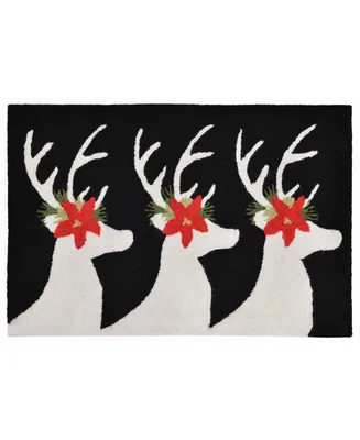 Liora Manne' Frontporch Reindeer 1'8" x 2'6" Outdoor Area Rug