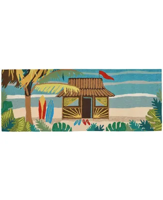 Liora Manne' Frontporch Tiki Hut 2' x 5' Runner Outdoor Area Rug