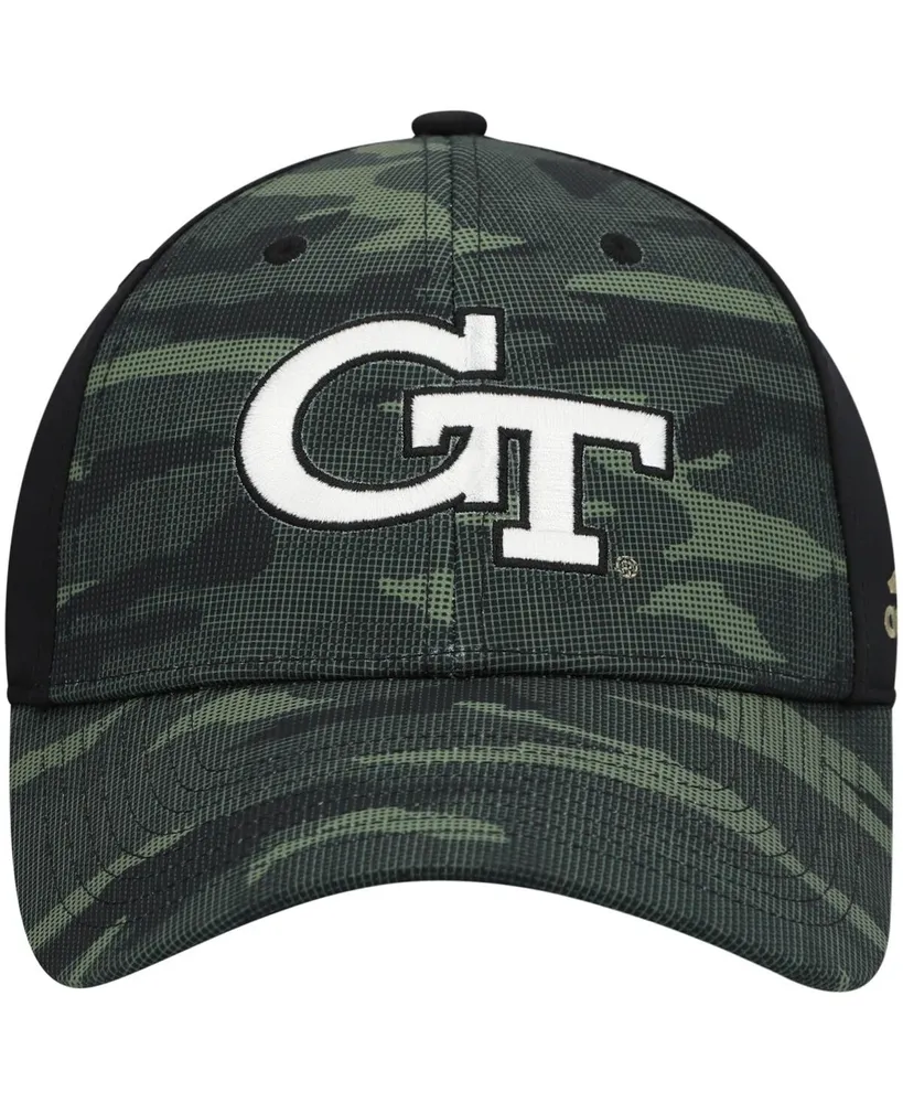 Men's adidas Camo Georgia Tech Yellow Jackets Military-Inspired Appreciation Flex Hat