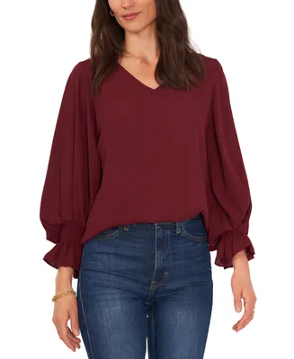 Vince Camuto Women's Ruffled-Sleeve Blouse