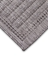 Liora Manne' Malibu Simple Border 7'10" x 9'10" Outdoor Area Rug