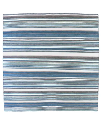 Liora Manne' Sonoma Malibu Stripe 8' x 8' Square Outdoor Area Rug