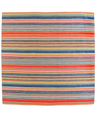 Liora Manne' Sonoma Malibu Stripe 8' x 8' Square Outdoor Area Rug