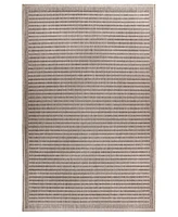 Liora Manne' Malibu Simple Border 4'10" x 7'6" Outdoor Area Rug