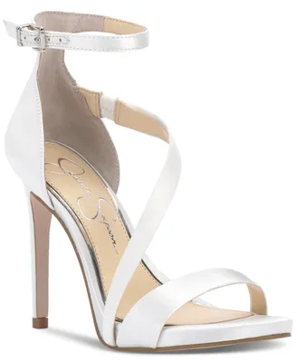 Jessica Simpson Women's Rayli Bridal Ankle-Strap Dress Sandals