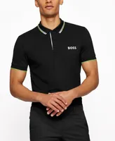 Boss Men's Cotton-Blend Polo Shirt