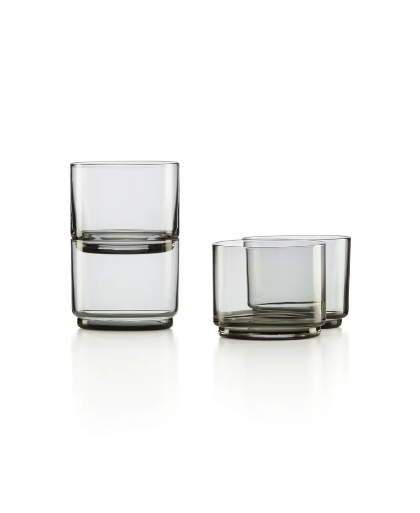 Tuscany Classics Stackable Short Glasses Set, 4 Piece