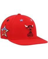 Men's Mitchell & Ness Red Chicago Bulls Hardwood Classics 1997 Nba All-Star Weekend Top Star Snapback Hat