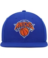 Men's Mitchell & Ness Blue New York Knicks Ground 2.0 Snapback Hat