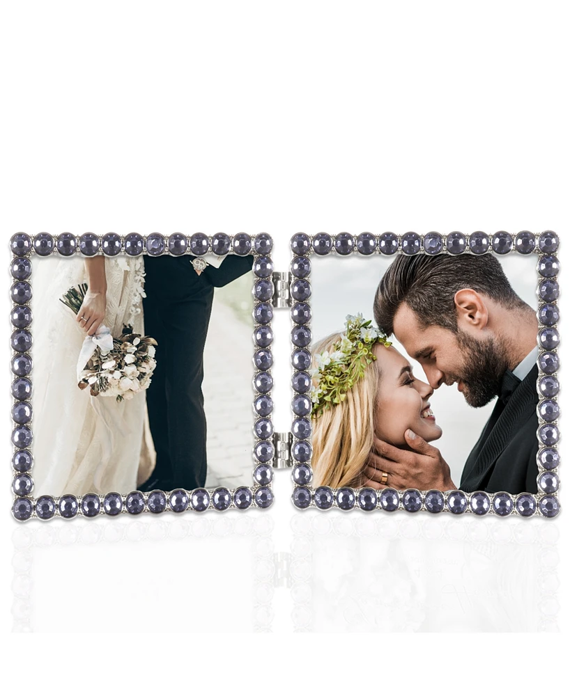 Metal Sparkle Double Frame