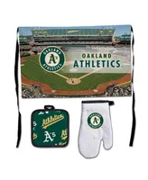 WinCraft Oakland Athletics Deluxe Barbecue Set