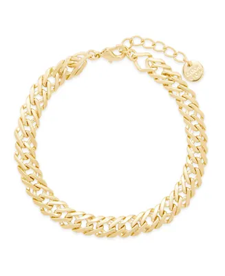 brook & york Reya Curb Chain Bracelet - Gold