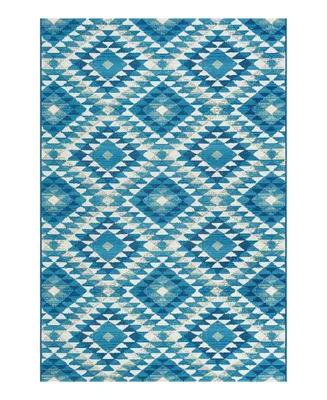 Bayshore Home Geo Outdoor GEO01 5'3" x 8' Area Rug