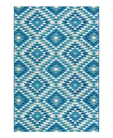 Bayshore Home Geo Outdoor GEO01 5'3" x 8' Area Rug