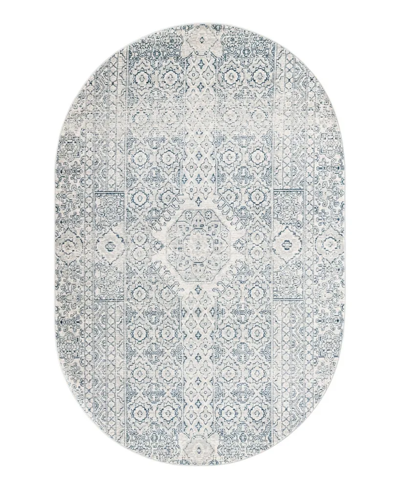 Bayshore Home Aquidneck AQU05 5'3" x 8' Oval Area Rug