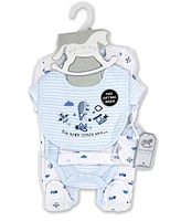 Baby Boys Fly High Layette Gift Mesh Bag, 5 Piece Set