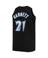 Men's Mitchell & Ness Kevin Garnett Black Minnesota Timberwolves Big and Tall Hardwood Classics Jersey