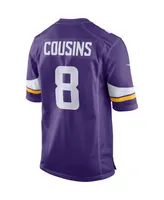 Men's Nike Kirk Cousins Purple Minnesota Vikings Game Jersey