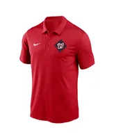 Men's Nike Red Washington Nationals Diamond Icon Franchise Performance Polo Shirt
