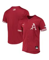 Men's Nike Cardinal Arkansas Razorbacks Replica Baseball Jersey