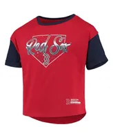 Big Girls Red Boston Sox Bleachers T-shirt