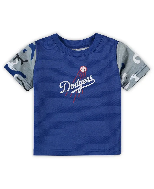 Outerstuff Newborn & Infant Royal/Red Chicago Cubs Pinch Hitter T-Shirt Shorts Set