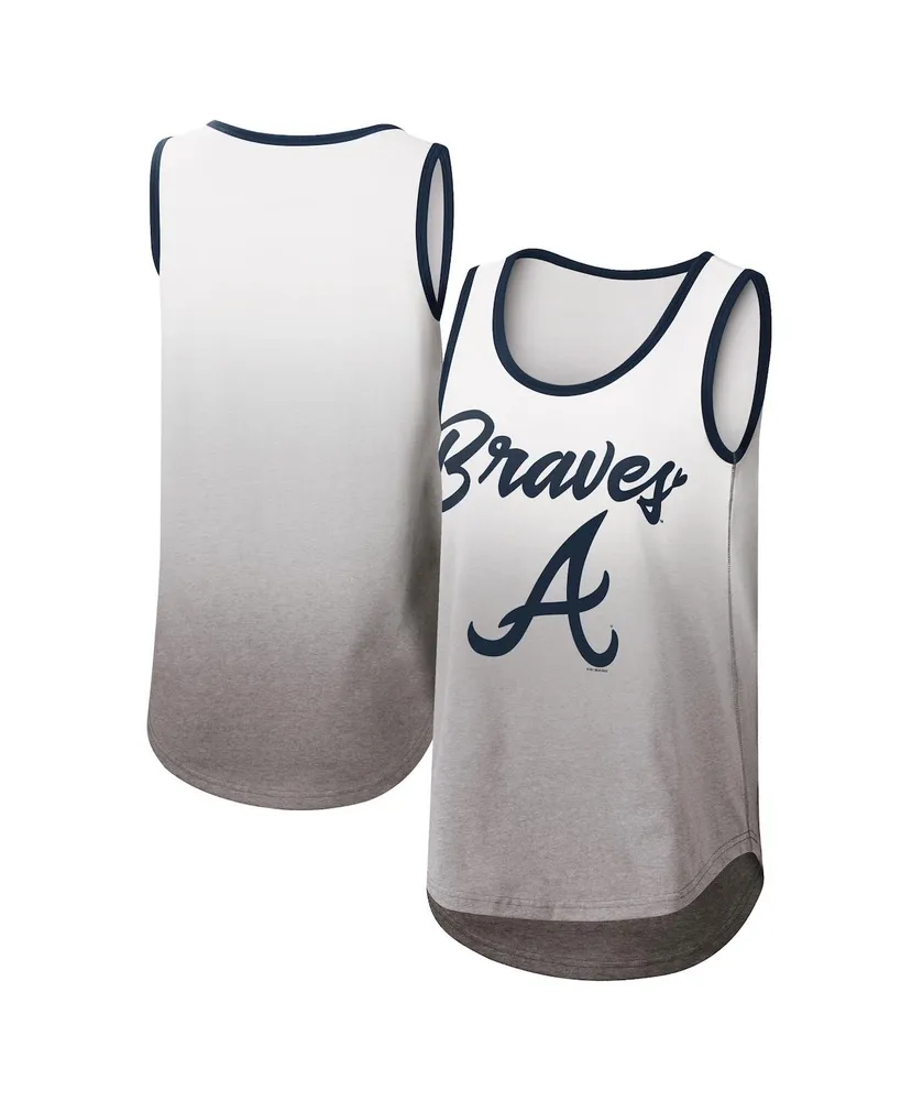 Women's G-iii 4Her by Carl Banks White Atlanta Braves Logo Opening Day Tank Top