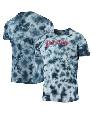 Men's New Era Navy Boston Red Sox Team Tie-Dye T-shirt