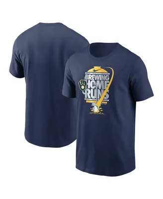 Men's Nike Navy Milwaukee Brewers Brewing Home Runs Local Team T-shirt