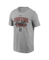 Men's Nike Heathered Gray Detroit Tigers Motor City Local Team T-shirt