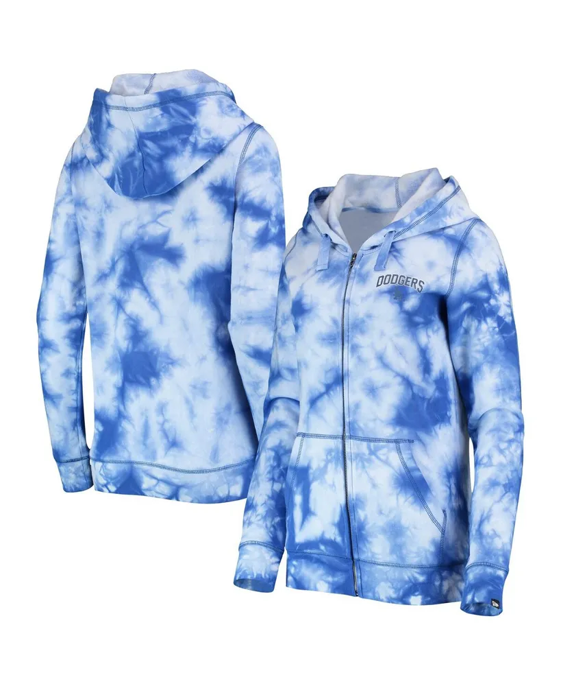 New Era Women's Royal Los Angeles Dodgers Tie-Dye Cropped Long