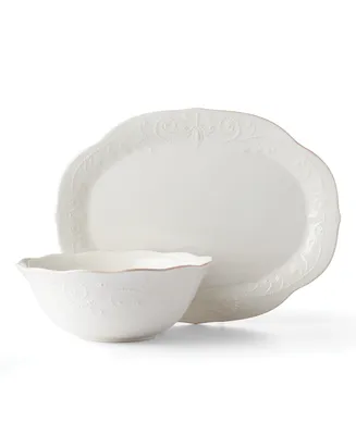 Lenox French Perle Serveware Bundle, Pack of 2