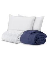 Back To College Bed Bundle 4 Piece Set, Queen