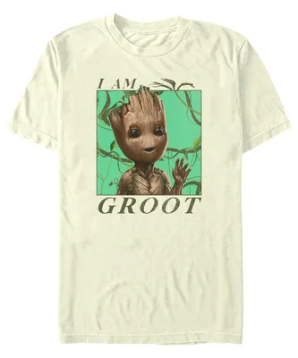 Men's Marvel Film I am Groot Jungle Vibes Short Sleeve T-shirt