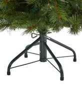 West Virginia Mountain Pine Artificial Christmas Tree with Lights and Bendable Branches, 48"