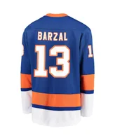 Big Boys Mathew Barzal Royal New York Islanders Home Player Replica Jersey