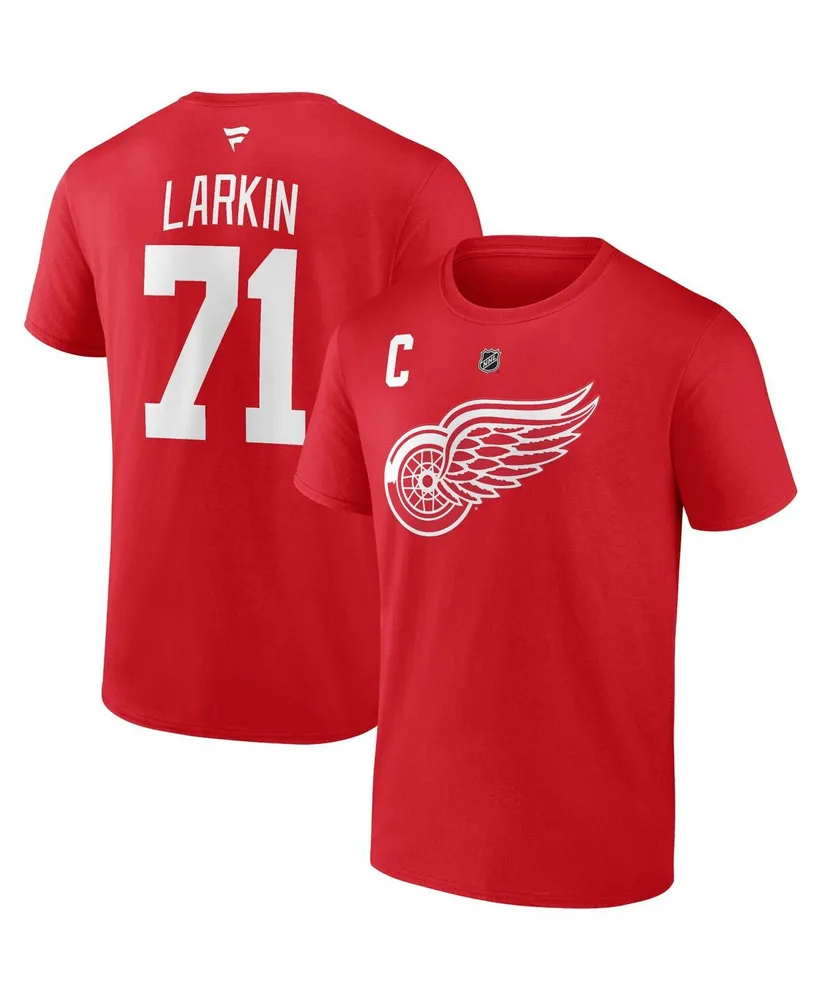 Detroit Red Wings Youth Red Dylan Larkin Player Name & Number T