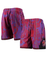 Men's Mitchell & Ness Purple Toronto Raptors Hardwood Classics Lunar New Year Swingman Shorts