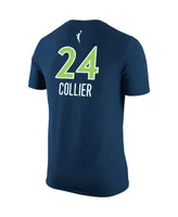 Men's Nike Napheesa Collier Navy Minnesota Lynx Explorer Edition Name Number T-shirt
