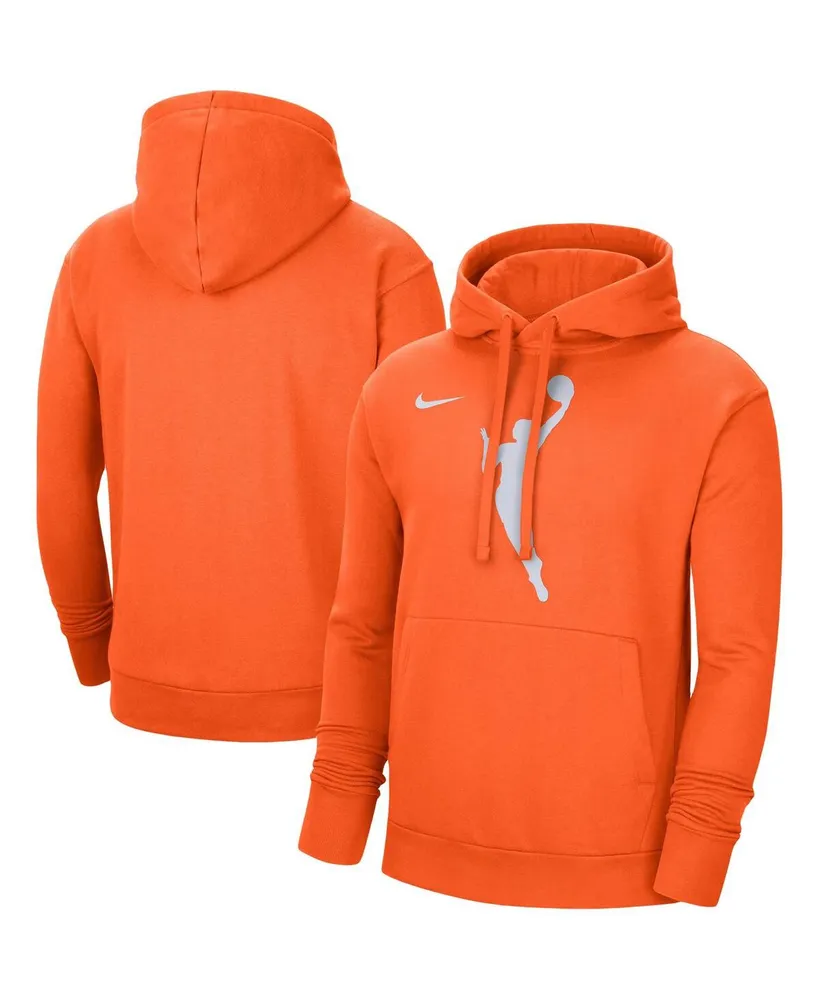 Men's Nike Orange Wnba Logowoman Pullover Hoodie