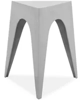 Akito Aluminum Triangle Side Table Stool